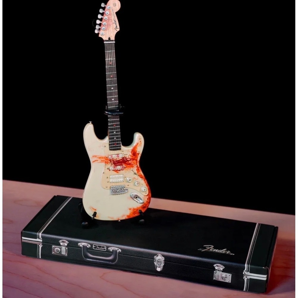 The Vampire Lestat Fender Lestrat Axe Heaven Mini Guitar Replica AMC NIB